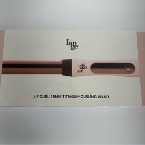 L'ange Pink Curling Wand Le Curl
Titanium Curling Wand 25 mm blush new